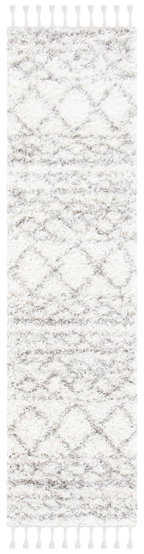 Safavieh Pro Lux Shag Plx436B Ivory/Grey Rugs.