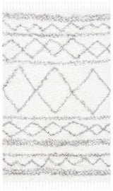 Safavieh Pro Lux Shag Plx436B Ivory/Grey Rugs.