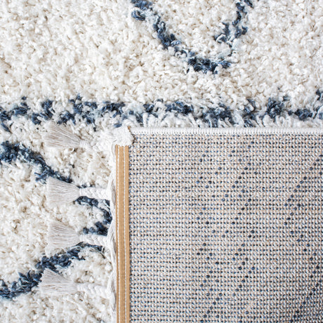 Safavieh Pro Lux Shag Plx436C Ivory/Blue Rugs.