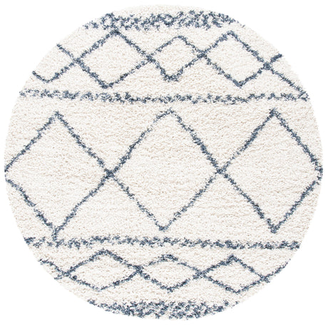 Safavieh Pro Lux Shag Plx436C Ivory/Blue Rugs.