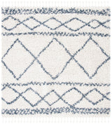 Safavieh Pro Lux Shag Plx436C Ivory/Blue Rugs.
