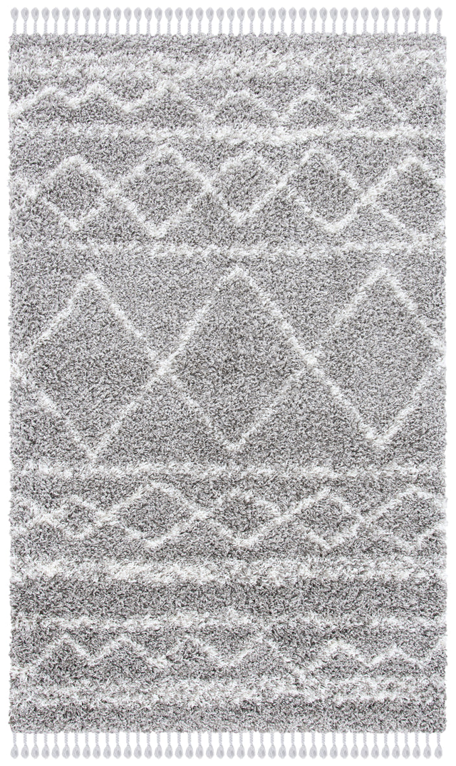 Safavieh Pro Lux Shag Plx436F Grey/Ivory Rugs.