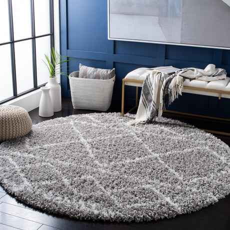 Safavieh Pro Lux Shag Plx436F Grey/Ivory Rugs.