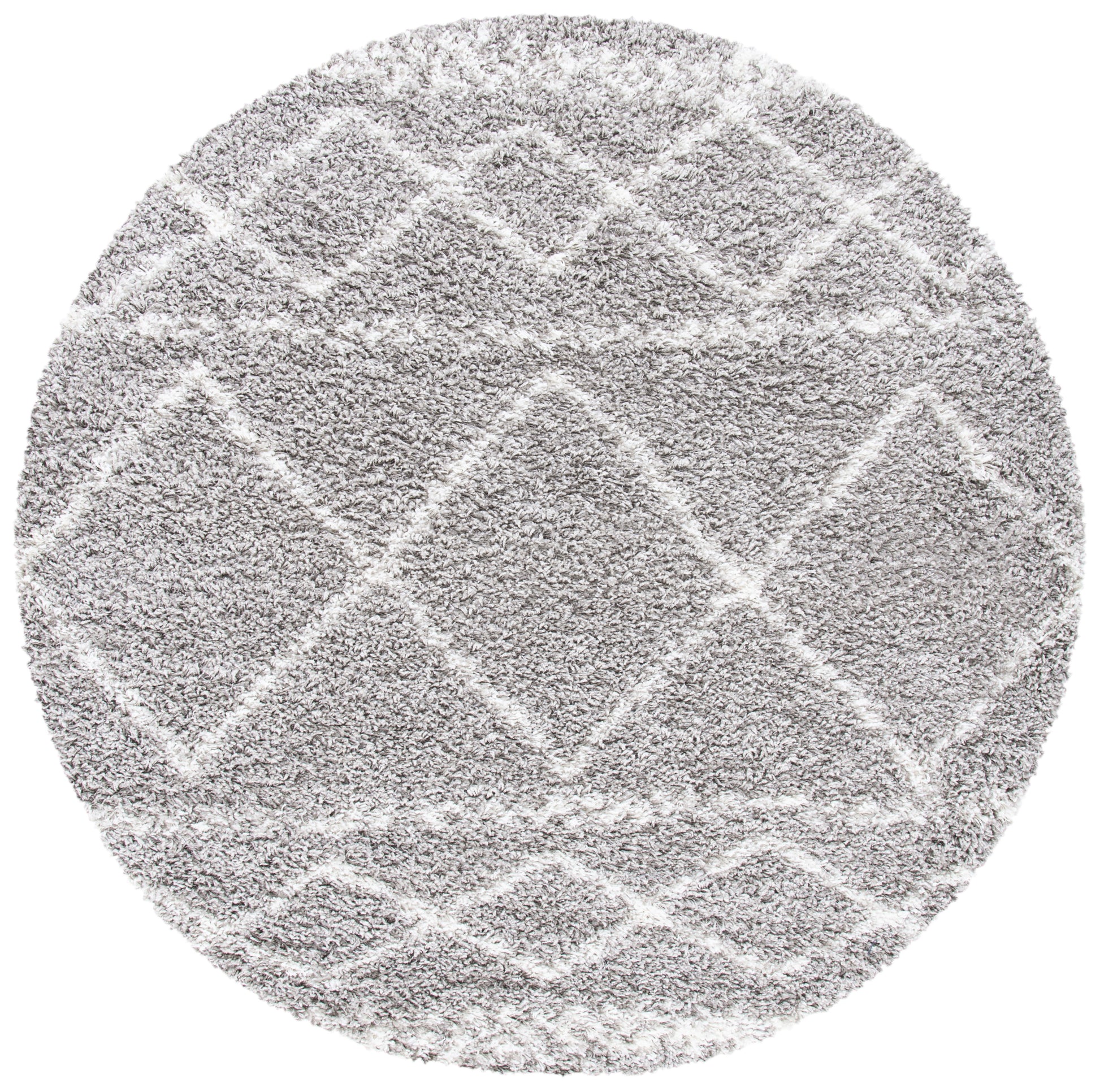 Safavieh Pro Lux Shag Plx436F Grey/Ivory Area Rug