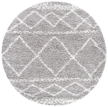 Safavieh Pro Lux Shag Plx436F Grey/Ivory Area Rug