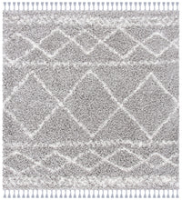 Safavieh Pro Lux Shag Plx436F Grey/Ivory Area Rug