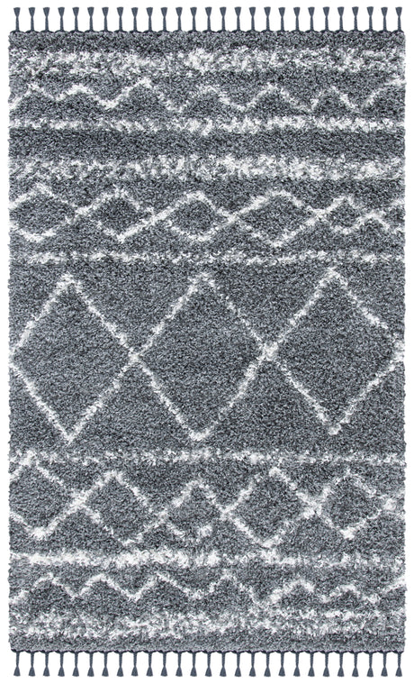 Safavieh Pro Lux Shag Plx436H Dark Grey/Ivory Rugs.