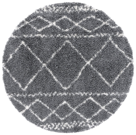 Safavieh Pro Lux Shag Plx436H Dark Grey/Ivory Rugs.