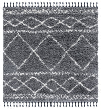 Safavieh Pro Lux Shag Plx436H Dark Grey/Ivory Area Rug