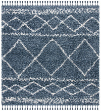 Safavieh Pro Lux Shag Plx436M Blue/Ivory Area Rug