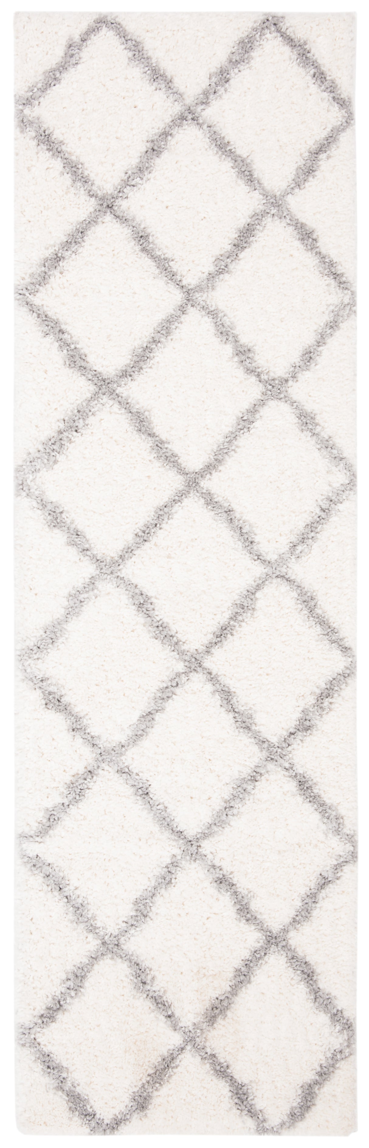 Safavieh Parma Shag Pma521A Cream/Grey Rug.