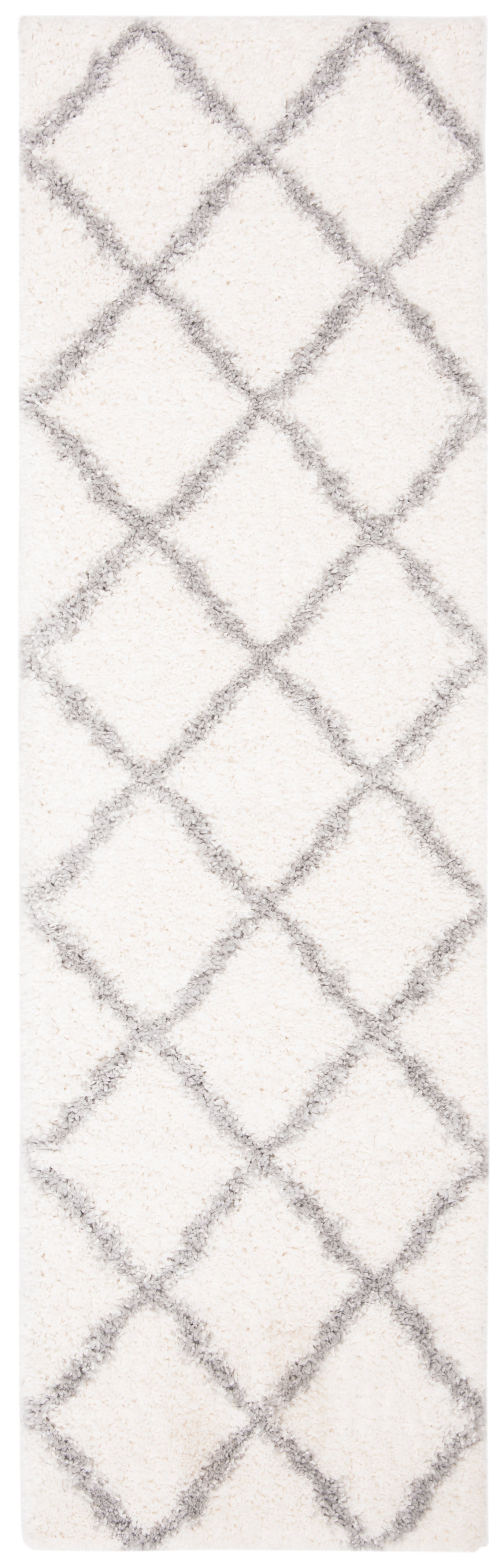 Safavieh Parma Shag Pma521A Cream/Grey Area Rug