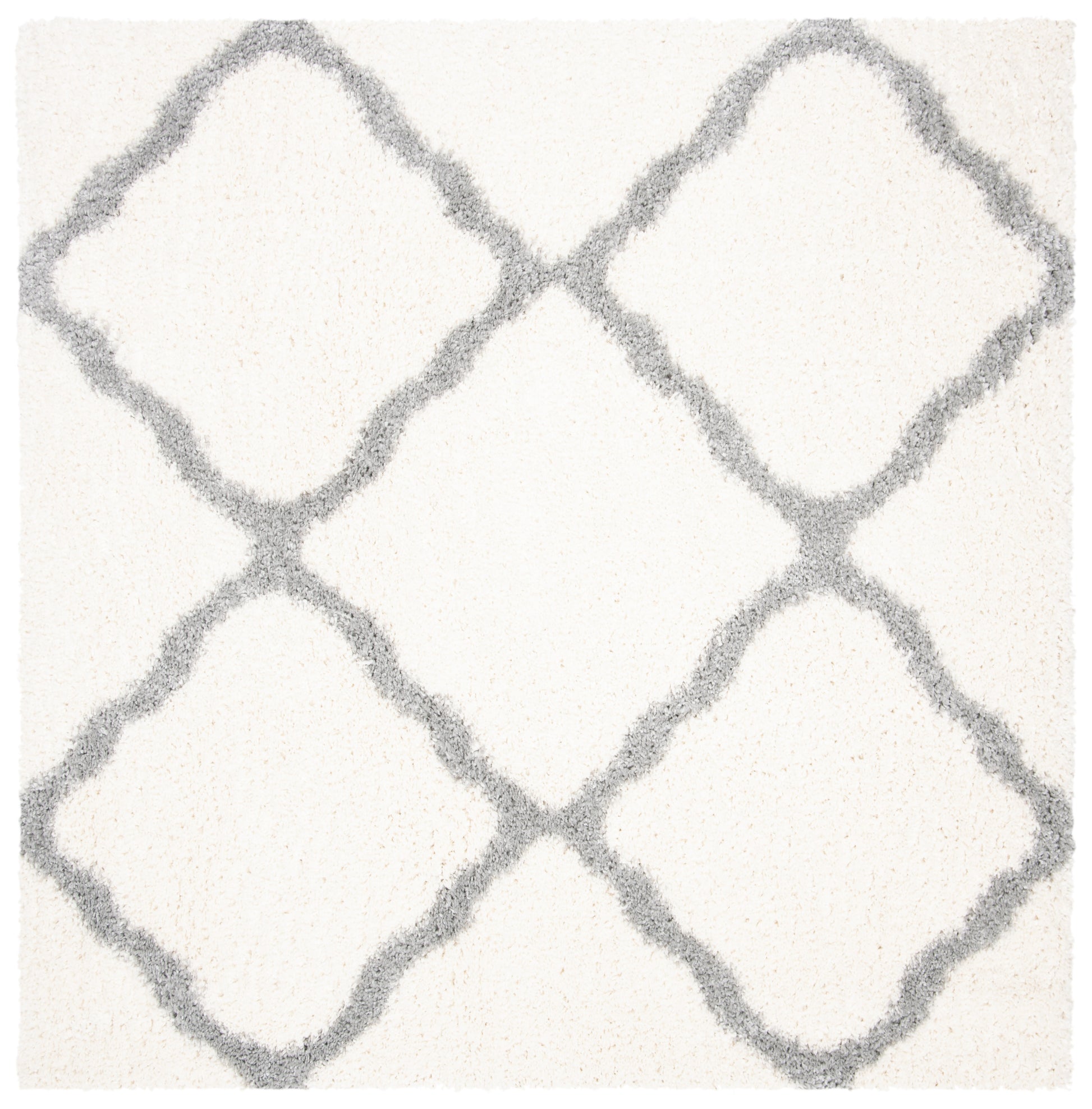 Safavieh Parma Shag Pma521A Cream/Grey Area Rug