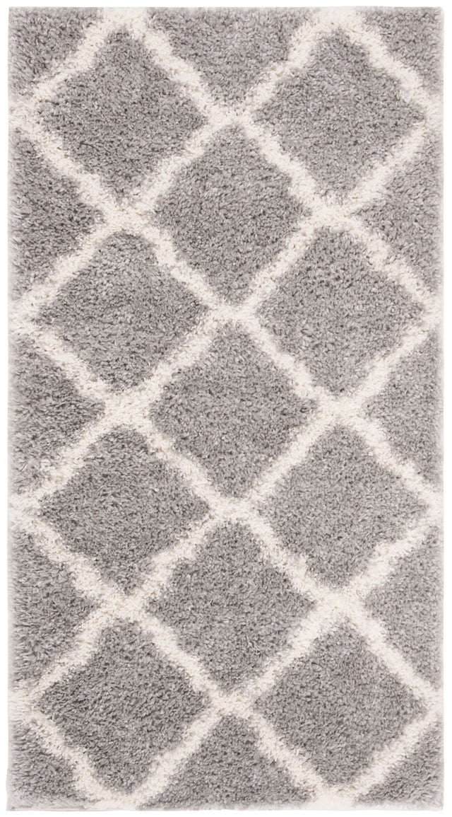 Safavieh Parma Shag Pma521G Grey/Cream Rug.