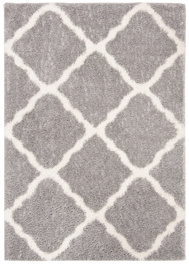 Safavieh Parma Shag Pma521G Grey/Cream Rug.