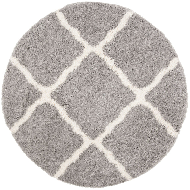 Safavieh Parma Shag Pma521G Grey/Cream Rug.