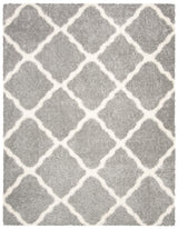 Safavieh Parma Shag Pma521G Grey/Cream Rug.