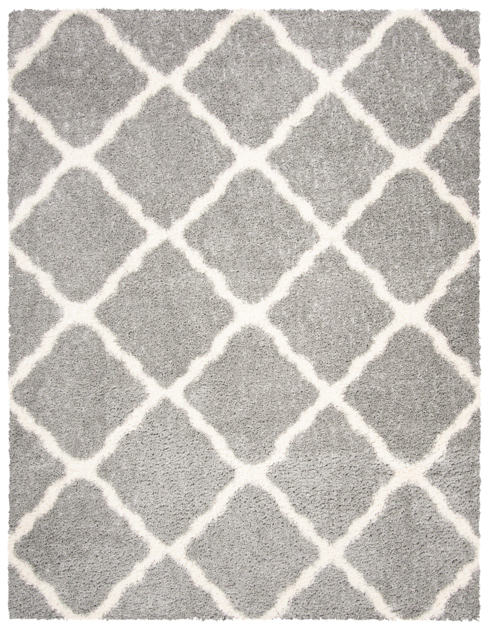 Safavieh Parma Shag Pma521G Grey/Cream Area Rug