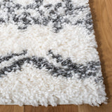 Safavieh Parma Shag Pma542A Ivory/Charcoal Rugs.