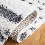Safavieh Parma Shag Pma542A Ivory/Charcoal Rugs.