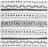 Safavieh Parma Shag Pma542A Ivory/Charcoal Rugs.
