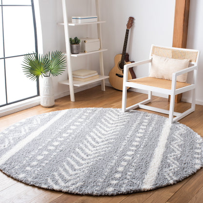 Safavieh Parma Shag Pma542F Grey/Ivory Area Rug