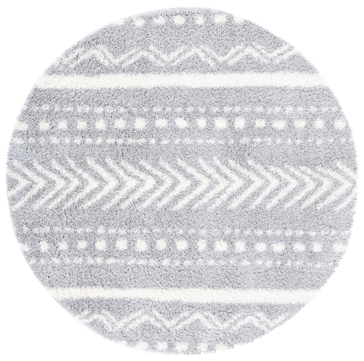 Safavieh Parma Shag Pma542F Grey/Ivory Rugs.