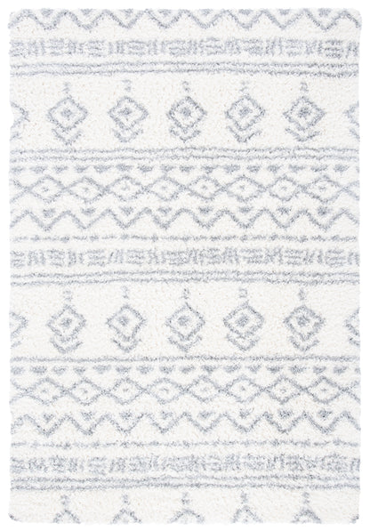 Safavieh Parma Shag Pma544A Ivory/Grey Area Rug