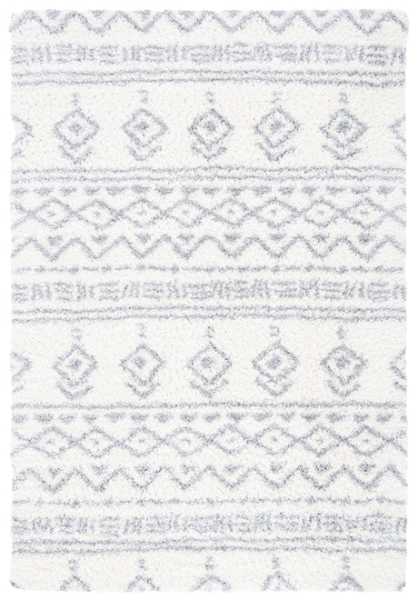 Safavieh Parma Shag Pma544A Ivory/Grey Rugs.