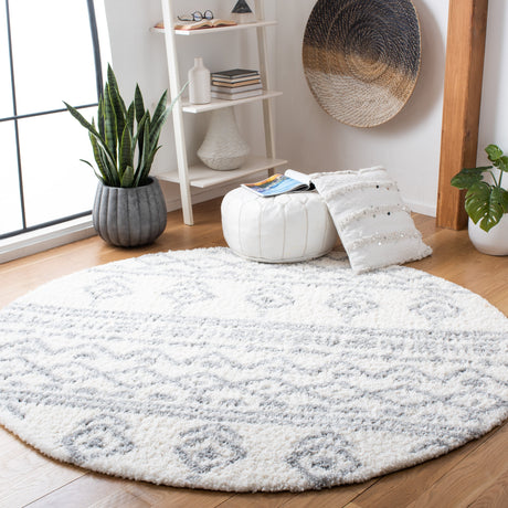 Safavieh Parma Shag Pma544A Ivory/Grey Rugs.