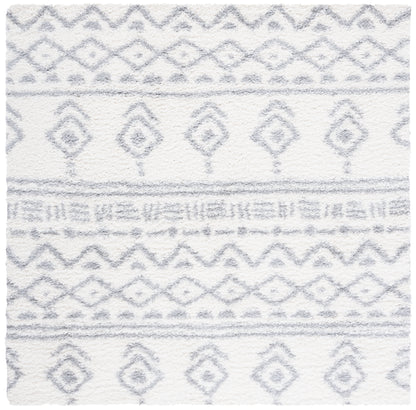 Safavieh Parma Shag Pma544A Ivory/Grey Area Rug