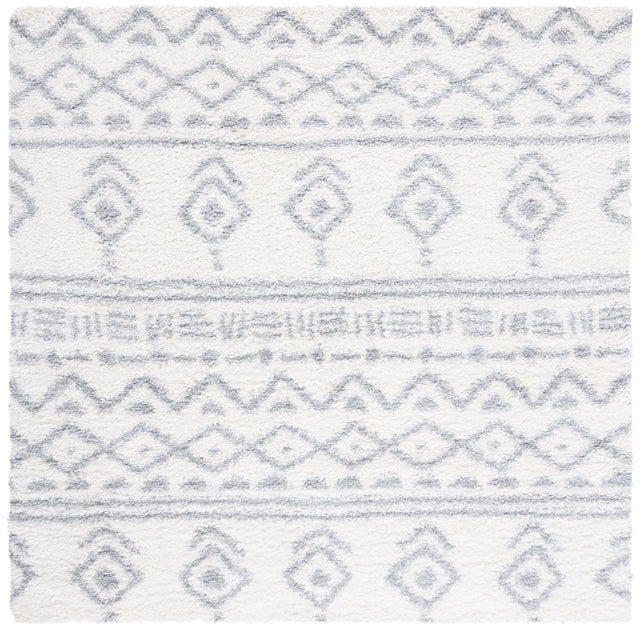 Safavieh Parma Shag Pma544A Ivory/Grey Rugs.