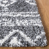 Safavieh Parma Shag Pma544H Charcoal/Ivory Rugs.