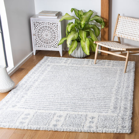 Safavieh Parma Shag Pma546F Grey/Ivory Rugs.