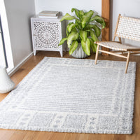 Safavieh Parma Shag Pma546F Grey/Ivory Area Rug