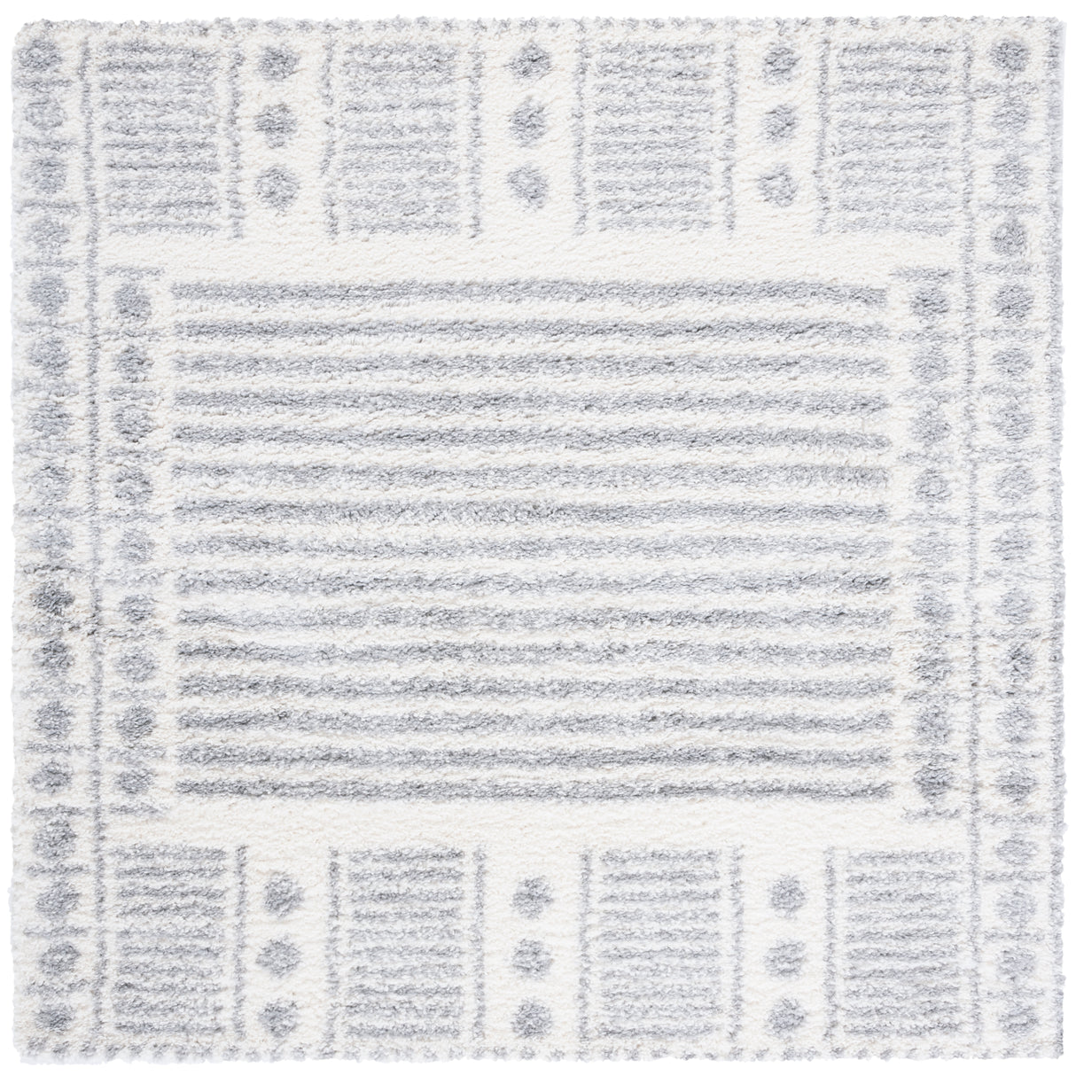 Safavieh Parma Shag Pma546F Grey/Ivory Rugs.