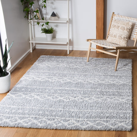 Safavieh Parma Shag Pma550F Grey/Ivory Rugs.