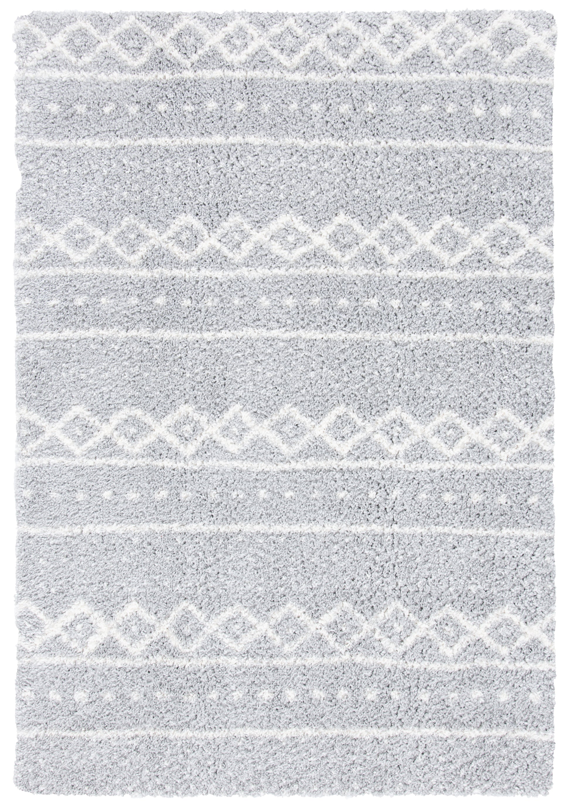 Safavieh Parma Shag Pma550F Grey/Ivory Area Rug