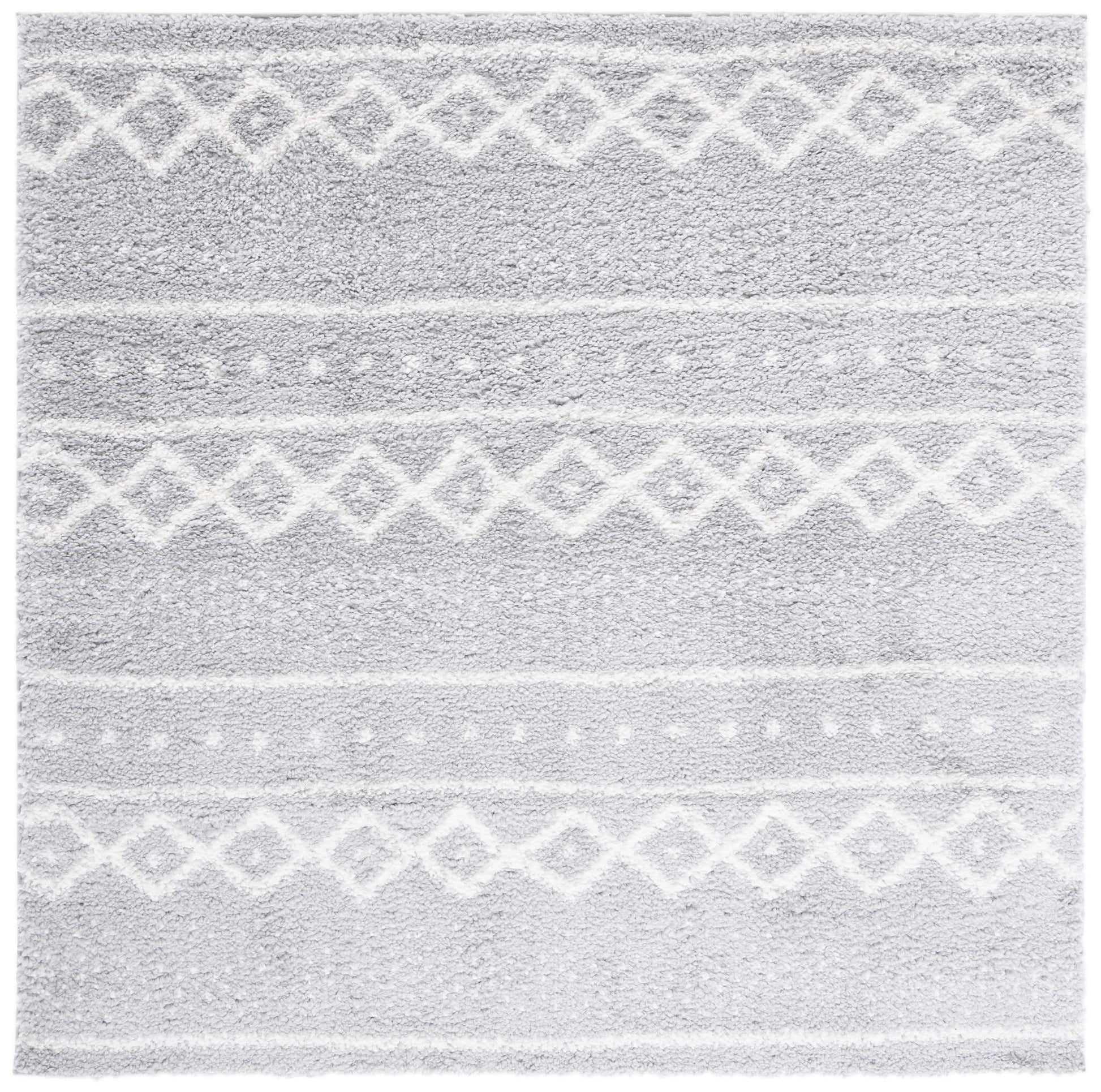 Safavieh Parma Shag Pma550F Grey/Ivory Area Rug