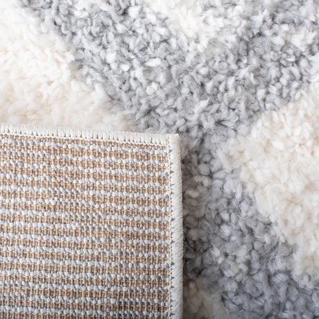 Safavieh Parma Shag Pma552A Ivory/Grey Rugs.