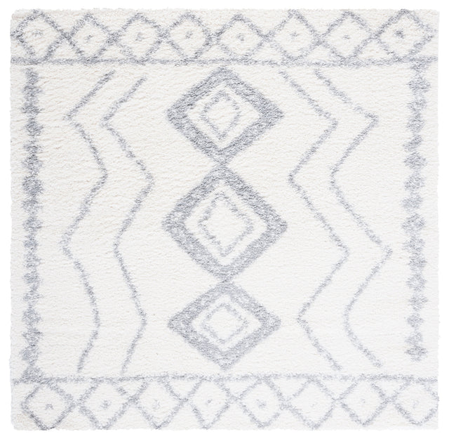 Safavieh Parma Shag Pma552A Ivory/Grey Rugs.