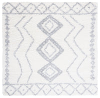 Safavieh Parma Shag Pma552A Ivory/Grey Area Rug