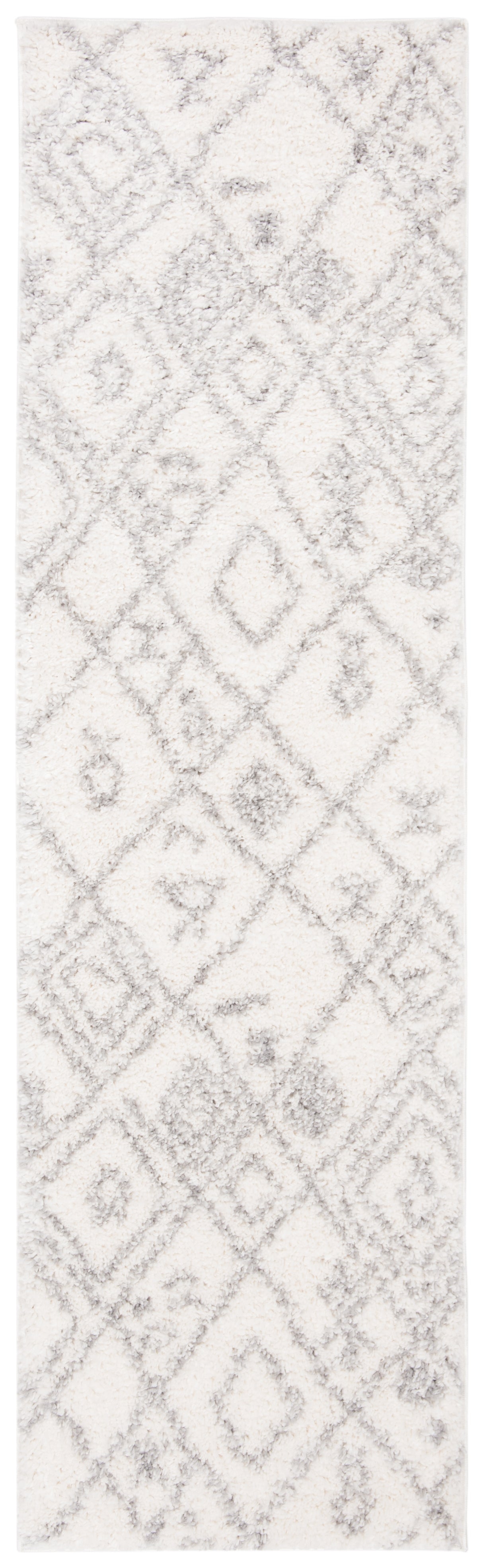 Safavieh Parma Shag Pma583A Cream/Grey Rug.