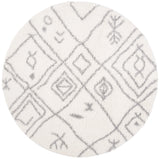 Safavieh Parma Shag Pma583A Cream/Grey Rug.