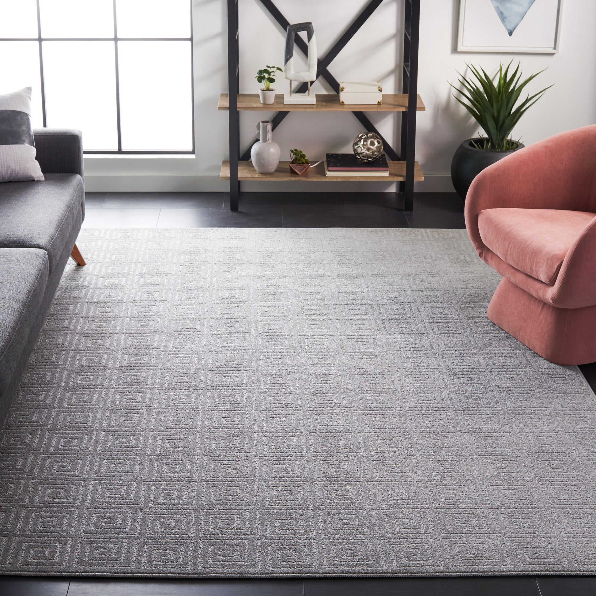 Safavieh Pattern And Solid Pns412F Grey Area Rug