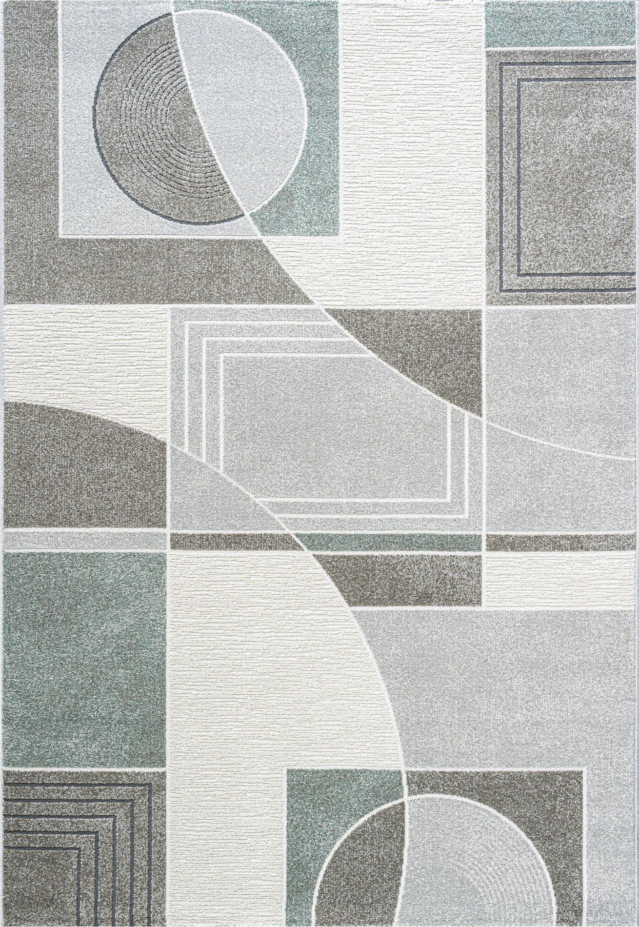 Dynamic Rugs Polaris 46012 Ivory/Grey/Gold Area Rug