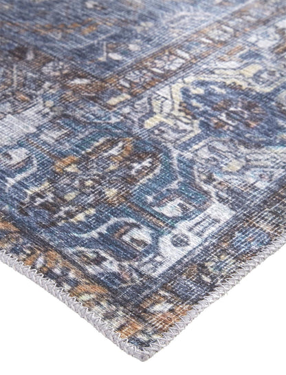 Feizy Percy 39Aif Blue/Brown Area Rug