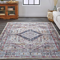 Feizy Percy 39Amf Gray/Blue Area Rug