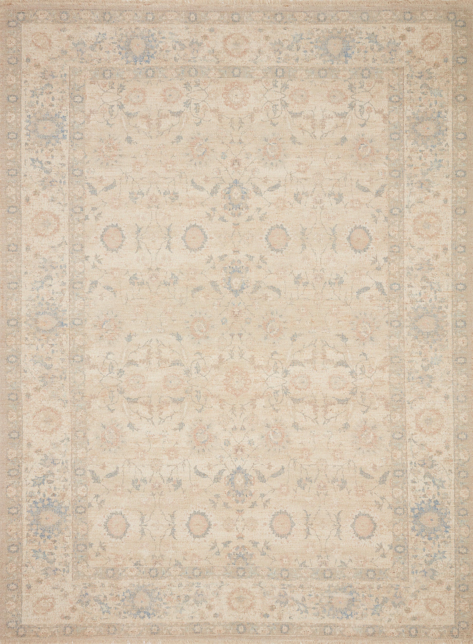 Loloi Priya Pry-05 Natural/Blue Area Rug