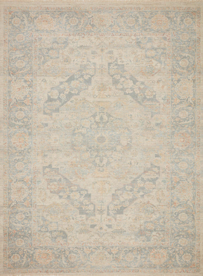 Loloi Priya Pry-08 Bone/Bluestone Area Rug